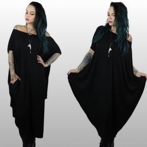 Foxblood Raven maxi dress kaftan🖤